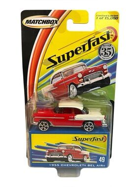Matchbox 1955 Chevrolet Bel Air MB Superfast Series 35th Anniversary 1:64